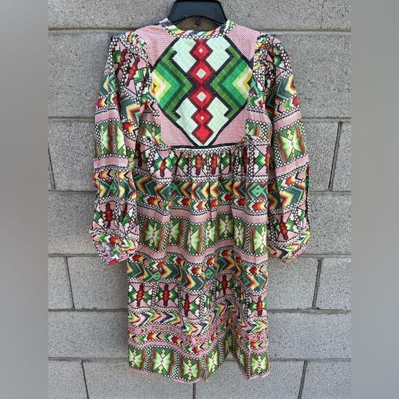 Farm Rio Amulet Dress beaded tassels size small NWT - Picture 3 of 10